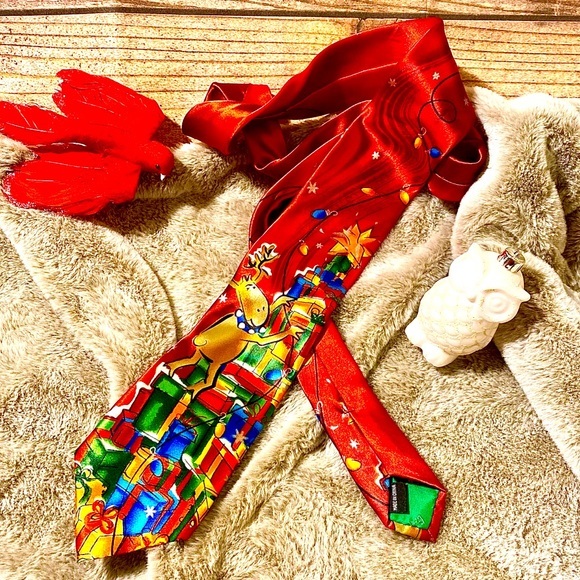 M Garcia Merry Christmas Collection 62 Necktie - Picture 1 of 5